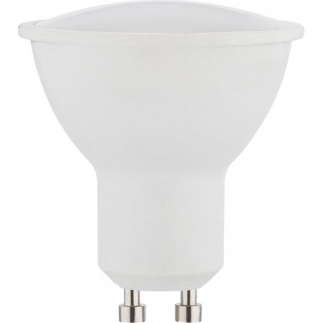 Müller-Licht reflector LED, plástico, GU10, 5 W, blanco, lote de 4