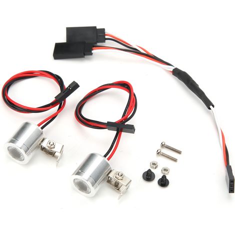 Phares LED clignotants pour voiture télécommandée MN86K MN86KS MN86 MN86 Voiture RC 1/12 (1/5)