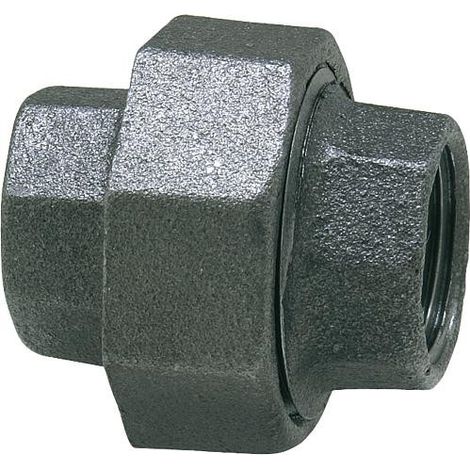 Raccord en fonte malleable, noir Raccord a vis 11/4" filet fem Type 340, joint conique