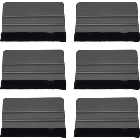 Lot de 10 raclettes en feutre noir résistant aux rayures pour vinyle, idéales pour l'emballage de films vinyles et la réparation électronique. (1/5)