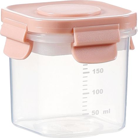 Récipient alimentaire pour bébé de 200ml, boîte de rangement hermétique pour micro-ondes, boîte de rangement Portable pour nouveau-né avec balance pour congélateur en plein air (1/5)