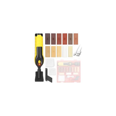 kit Cire Réparation Parquet, Stratifié Réparer le Sol en Bois Meubles en Bois Kit de Réparation Cire Fondante Cire Dure Réparation des Rayures