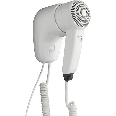 GEDY 50610200000 SCIROCCO Secador de pelo 1200 W con soporte a pared blanco - ref: 50610200000 (1/2)