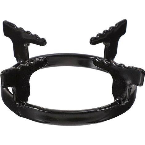 Grille chauffante/support à casseroles pour cuisinière à gaz, en fer noir de sécurité pour usage domestique, 1 pièce (1/3)