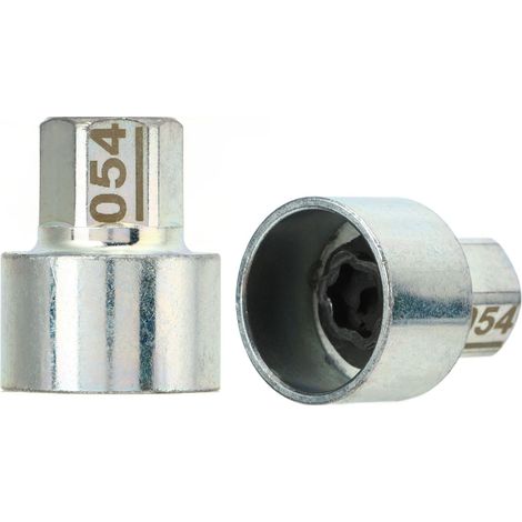 Clé antivol pour écrous de roue BMW, douille de remplacement compatibles Série 1 3 5 6 7, X1 X2 X3 X4 X5 X6, Z4, code 054, outil de déverrouillage anti-vol en acier. (1/5)