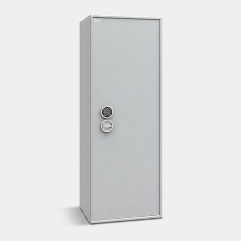 Armadio portafucili con serratura elettronica Siegen Max Kombi S1 Imp 55x43 - Grigio chiaro (1/4)