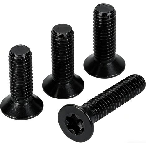 20 Pièces Vis à Tête Fraisée Torx M3 x 8mm en Acier Inoxydable A2 V2A - Vis à Machine Noir à Tête Plate Filetage Complet Pour L'équipement de Machine et Meubles (1/5)