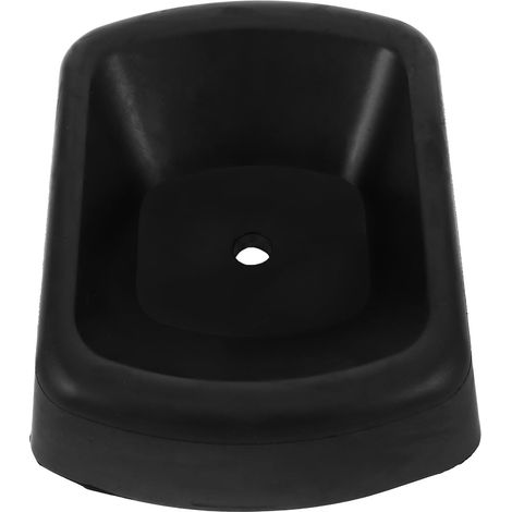 Stabilisateur de Roue en Caoutchouc Antidérapant pour Cric de Remorque et Voiture, Cale Robuste Noire pour Garage et Réparations Extérieures (1/5)