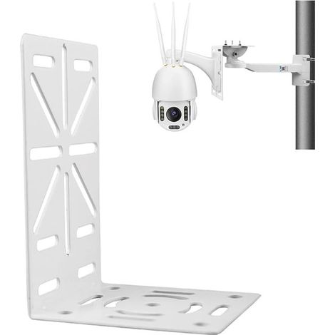 L-förmige Dome-Kamerahalterung universelle Wand und Deckenhalterung für Hikvision CCTV Dome-Kameras Montagehalterung für CCTV PTZ Dome und (1/5)
