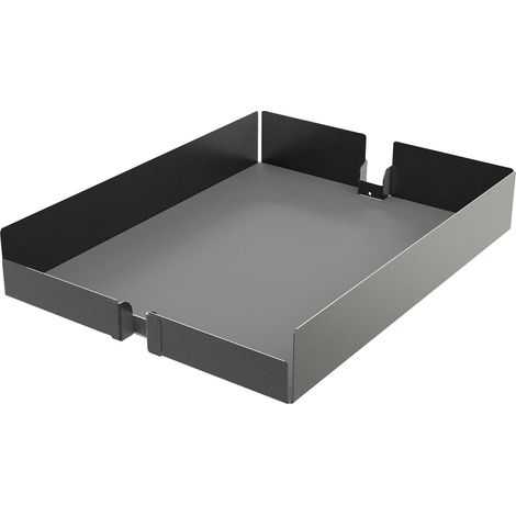 Vauth Sagel VS TAL Larder Ablage Essentio 400mm Lava - Stahlblech Ablagefach mit Antirutschmatte