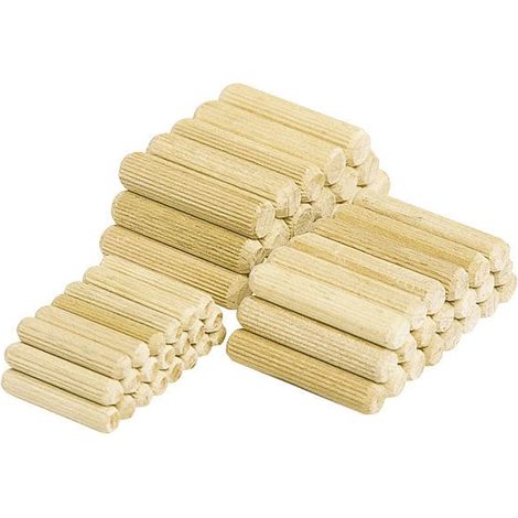 Tasselli lunghi faggio d.6 x 30 50pz - wolfcraft