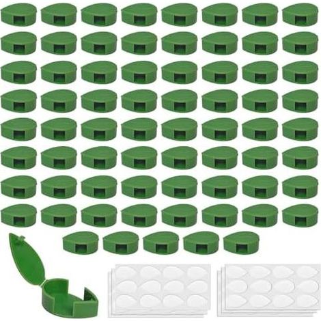 70 clip di supporto per piante rampicanti, fascette per piante rampicanti, ganci per pareti verdi, per fissare edera, pothos, filodendro e piante da interno - (1/5)