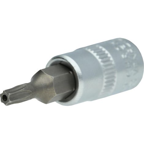 BRILLIANT TOOLS  1/4" Vaso  de punta  Torx con  perforación frontal  TB15 -  BT020982 (1/4)