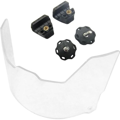 Visières transparentes pour casque de football pour les yeux et le visage (1/4)