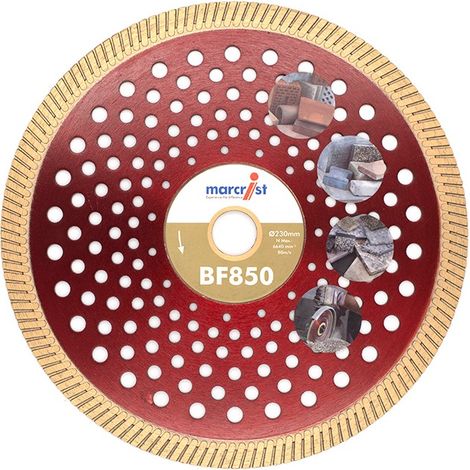 Marcrist Diamant Trennscheibe 230/22 rot BF 850 1202.023.022