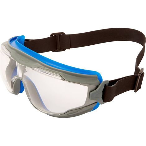3M Goggle Gear 500 GG501NSGAF-BLU Occhiali a mascherina antiappannante Blu, Grigio EN 166 DIN 166 (1/2)