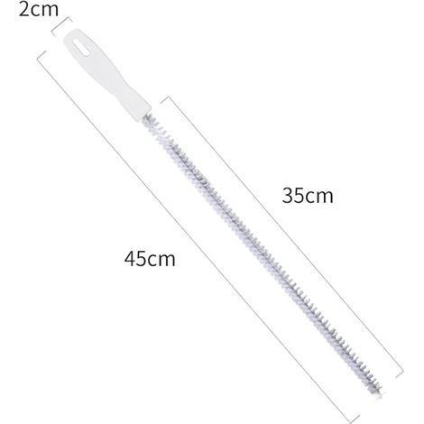 Flexible 45 cm Évier Brosse De Nettoyage Pour Narguilé Vidange Drague Outil - Acier Inoxydable (1/5)