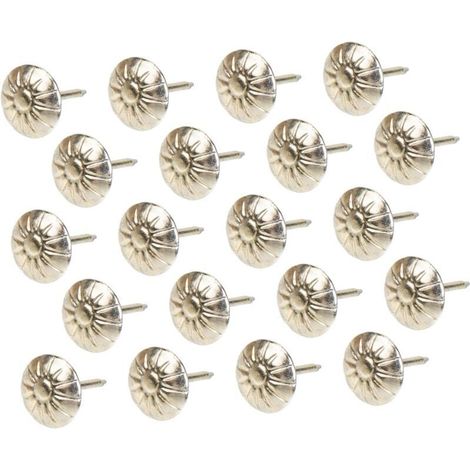 1000 pièces Punaises pour tentures murales Punaises de rembourrage Goujon en laiton antique Punaise Rétro Pouce Rond Chambre Astétique (1/4)