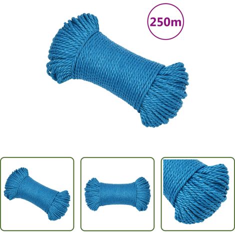 Seil - Arbeitsseil Blau 6 mm 250 m Polypropylen (1/5)