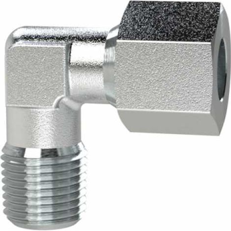 Riegler Winkel-Einschraubverschraubung, NPT 1/8 a., Rohr-Ø 6, Stahl verz., WEV186LSTNPT (1/3)