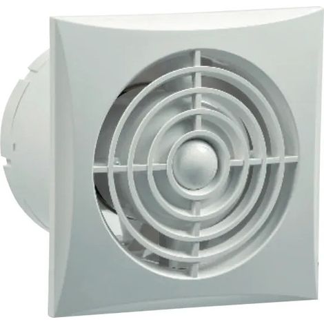 Extracteur mural silencieux 100 mm – Débit 102 m3/h – Corps ABS blanc – Clapet anti-retour – Façade démontable pour entretien – Autogyre