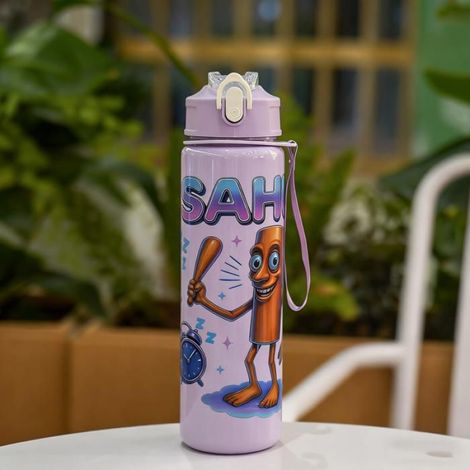 Gourde Enfant 750ml,Bouteille d'eau Animé italiennes Brainrot Tung Gourde sans BPA,Gourdes, Bouteille Réutilisable,Étanche,Voilet (1/5)