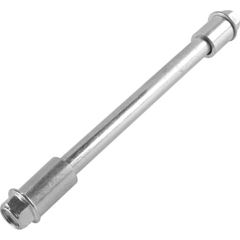 Axe de roue avant et arrière de moto avec douille (34 mm), axes métalliques pour motos tout-terrain 70 cc et 90 cc (M15 x 220 mm) (1/5)