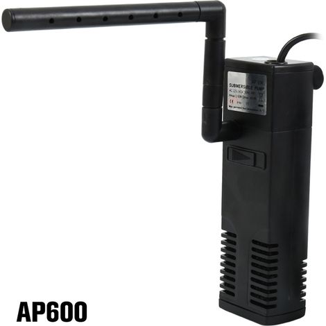 Pompa di filtraggio silenziosa per acquario con ventose, ideale per rettili e acquari. - AquaForge