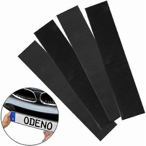 Coussinets adhésifs en mousse pour la fixation des plaques d'immatriculation de voiture (1/2)