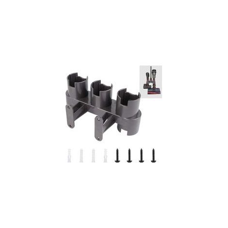 Supporto da parete BRAVIX per accessori, set adattatore convertitore per Dyson V11 V10 V8 V7, ricambio per aspirapolvere Dyson (grigio, con kit di ricambi)