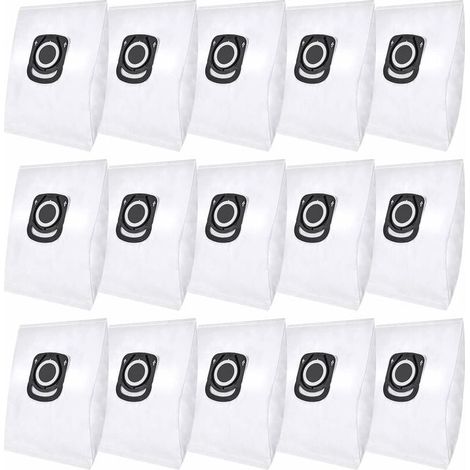 Sacs aspirateur universels compatibles Rowenta Compact Power, X-Trem Power, Silence Force (RO64xx, RO63xx, RO68xx, RO39xx) - Lot de 15 pièces (1/4)