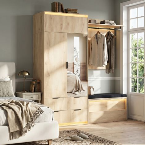 Materasso a molle 140x200 cm H3, spessore 25 cm, bianco, ergonomico per tutte le posizioni - CHICFURN (1/5)