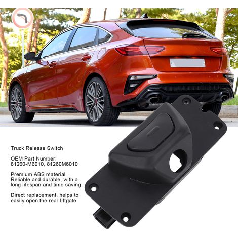 Bouton de Déverrouillage de Hayon Arrière 81260-M6010 - Interrupteur de Verrou de Coffre pour Kia K3 / Cerato / Forte 2018-2023 (1/5)