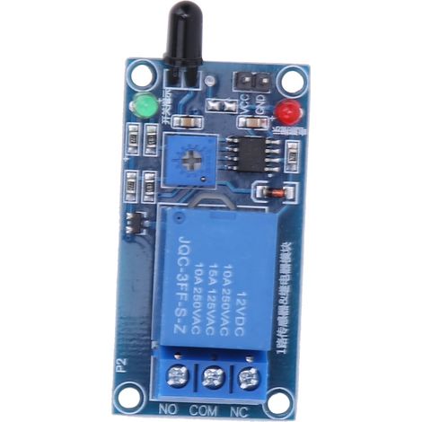 Module de capteur de détection d'incendie infrarouge, module de relais de détection de flamme 12 V CC 7601100 nm (1/5)