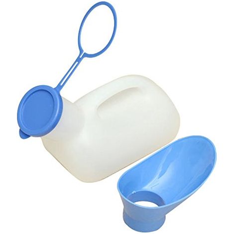 1x Portable Homme Femme Toilettes Mobile Voiture Voyage Camping Bateaux Urinoir (1/5)