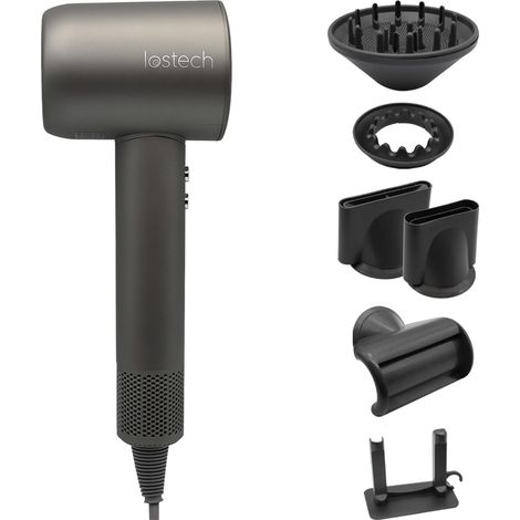ASCIUGACAPELLI 'SPEEDY DRY' 1600 W - con accessori  - LOSTECH