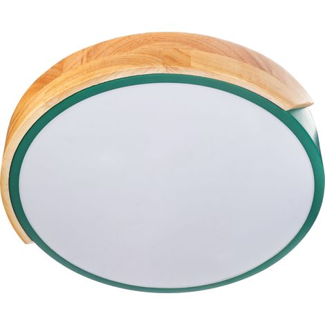 Plafón Pinta LED 15.2W Blanco Neutro 4000K On-Off Verde, Opal Iluminación LED Compacta y Eficiente