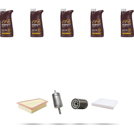Kit tagliando 4 FILTRI e 5L OLIO compatibile con Ford Ecosport 1.0 Ecoboost 92kw dal 2014 (1/5)