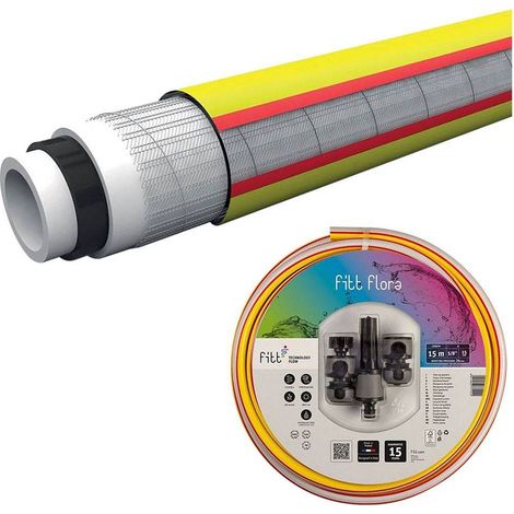TUBO CON KIT 'FLORA' mm 15 x mt 15 - 5/8