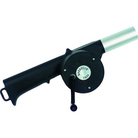 Soplador para barbacoa MG226, Mastergrill, ventilador con carrete, alta potencia, ideal para encender carbón, color negro