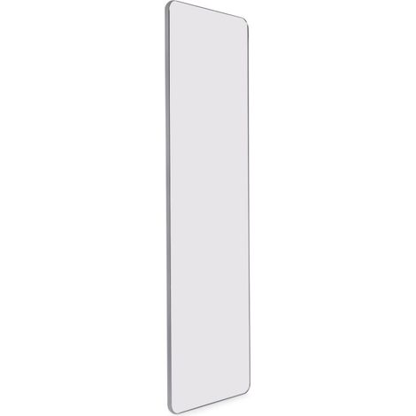 Emuca Espejo extraíble para interior de armario Quartz, con giro 180°, 1.000x300mm, Aluminio, vidrio y acero, Titanio - (1/5)