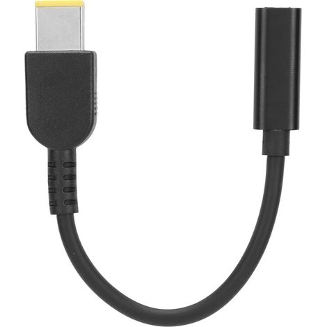 Adaptateur Type-C Femelle vers DC pour Câble Lenovo Port Carré Mâle 11 x 5.0mm 17cm