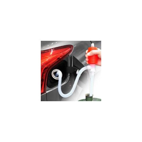 Pompe à carburant manuelle pour voiture et camion, essence et diesel, pompe de transfert à ventouse, pompe à carburant manuelle à siphon, pompe de transfert eau-carburant-Crezuo