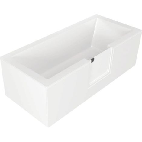 160x75 cm Baignoire avec porte ouverture à gauche PMR, 228L, blanc (SATVD160L)