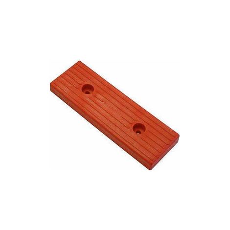 Patin pour remorque nautique 300x100x36 mm rouge