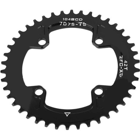 Pignon étroit large 42 dents 104 mm BCD pour pédalier SHIMANO, vélo AM/XC (1/5)