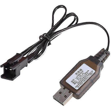9,6-V-Ladegerät für Nicd-Nimh-Akkus mit Sm-2P-Stecker, elektrisches Spielzeug, USB-Ladegerät (1/5)