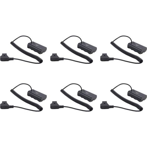 6X AC-Adapterkabel D-Tap auf NP-F Dummy-Akku für NP F550 F570 NP F970 (1/5)