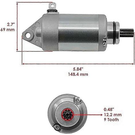 Motor de arranque para motocicleta 2GB-81890-00 para YAMAHA WR250F YZ250FX 2015-2019, nuevo, accesorio para motor de motocicleta. (1/4)