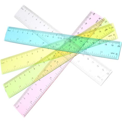Règle de mesure portable et légère en plastique coloré GANAZONO (1/5)